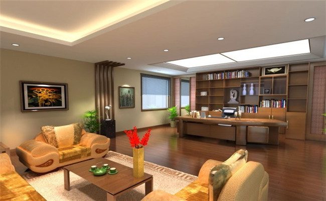 青島辦公室裝修-卓越大廈-英特金實業