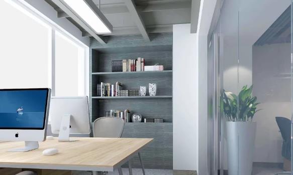 青島網絡科技有限公司180平現代簡約辦公室裝修效果圖